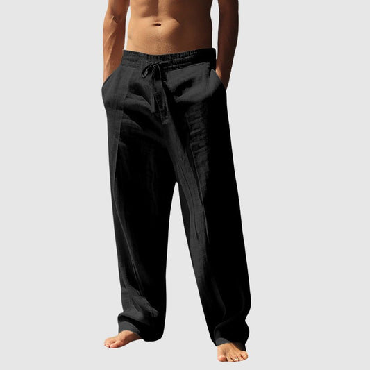 Zakenda | Tailors Pantalon en lin décontracté