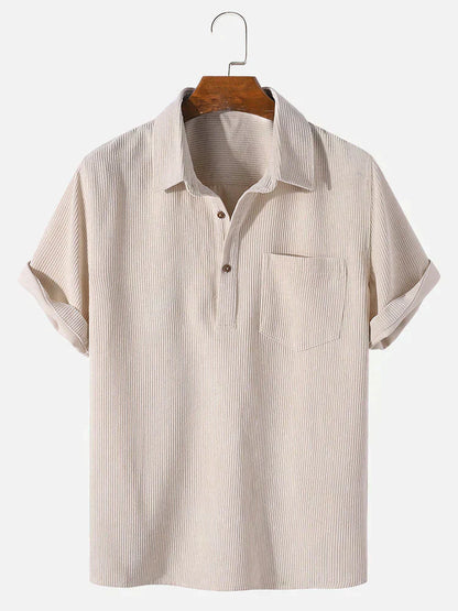 Zakenda | Chemise légère en velours côtelé d'été