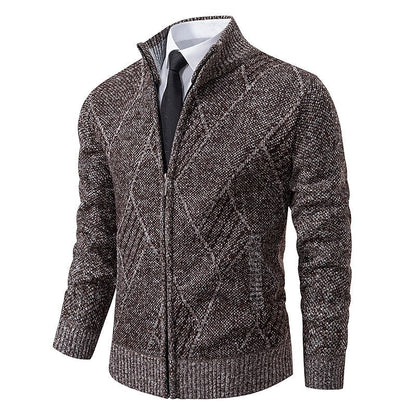 Zakenda | pull-over zippé stylé pour homme (design italien)
