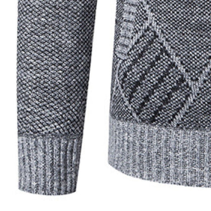 Zakenda | pull-over zippé stylé pour homme (design italien)