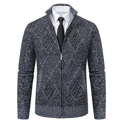 Zakenda | pull-over zippé stylé pour homme (design italien)